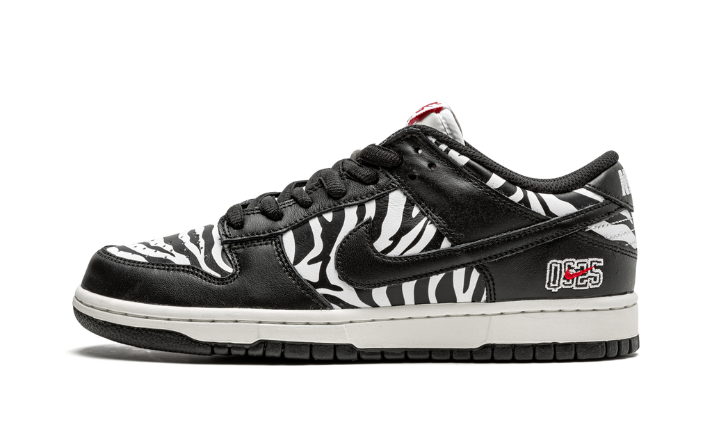 SB Dunk Low Quartersnacks Zebra
