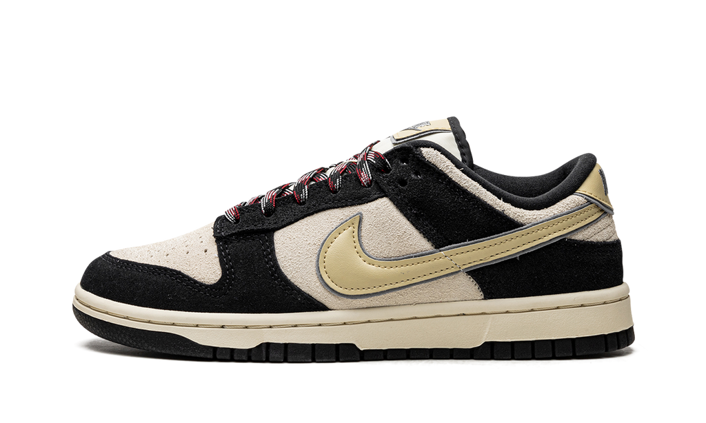 Dunk Low LX Black Suede Team Gold
