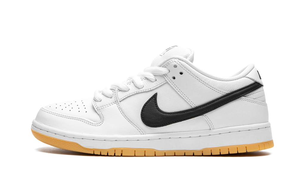 SB Dunk Low Orange White Label Black