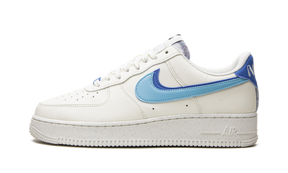 1 Double Swoosh White Médium Blue