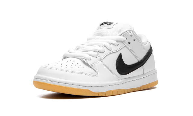 SB Dunk Low Orange White Label Black