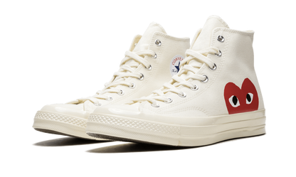 Chuck Taylor All Star 70 Hi Comme des Garçons Play White