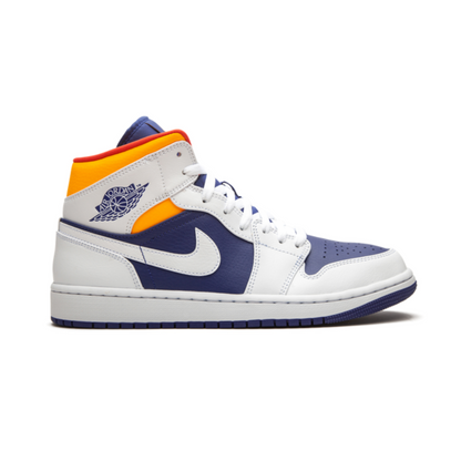 1 Mid White Laser Orange Deep Royal Blue