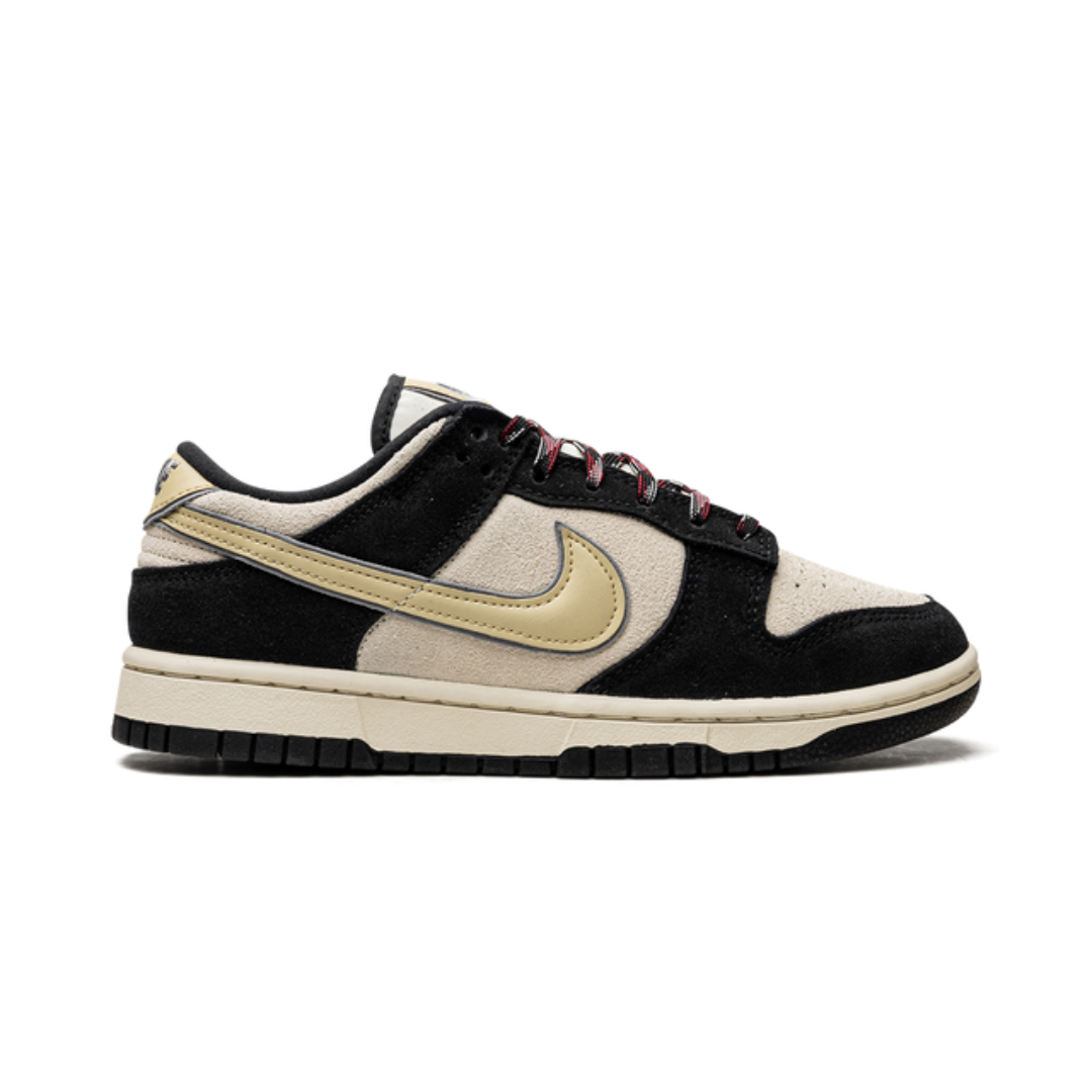 Dunk Low LX Black Suede Team Gold