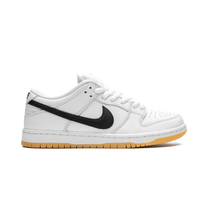 SB Dunk Low Orange White Label Black