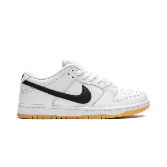 SB Dunk Low Orange White Label Black