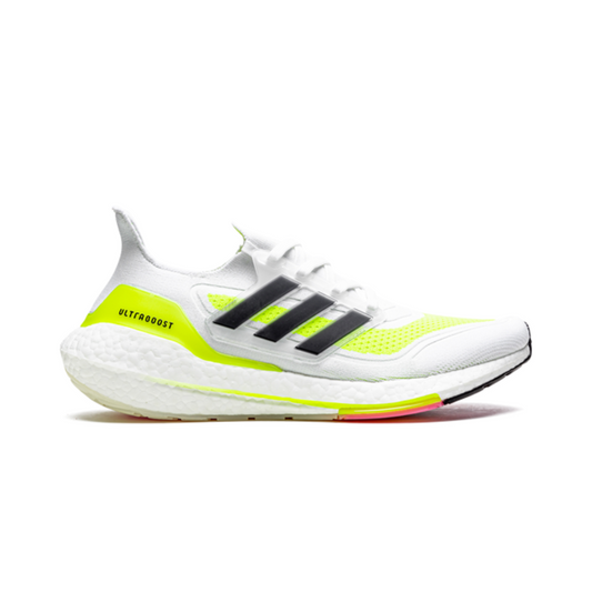 Ultraboost 21 Solar Yellow White