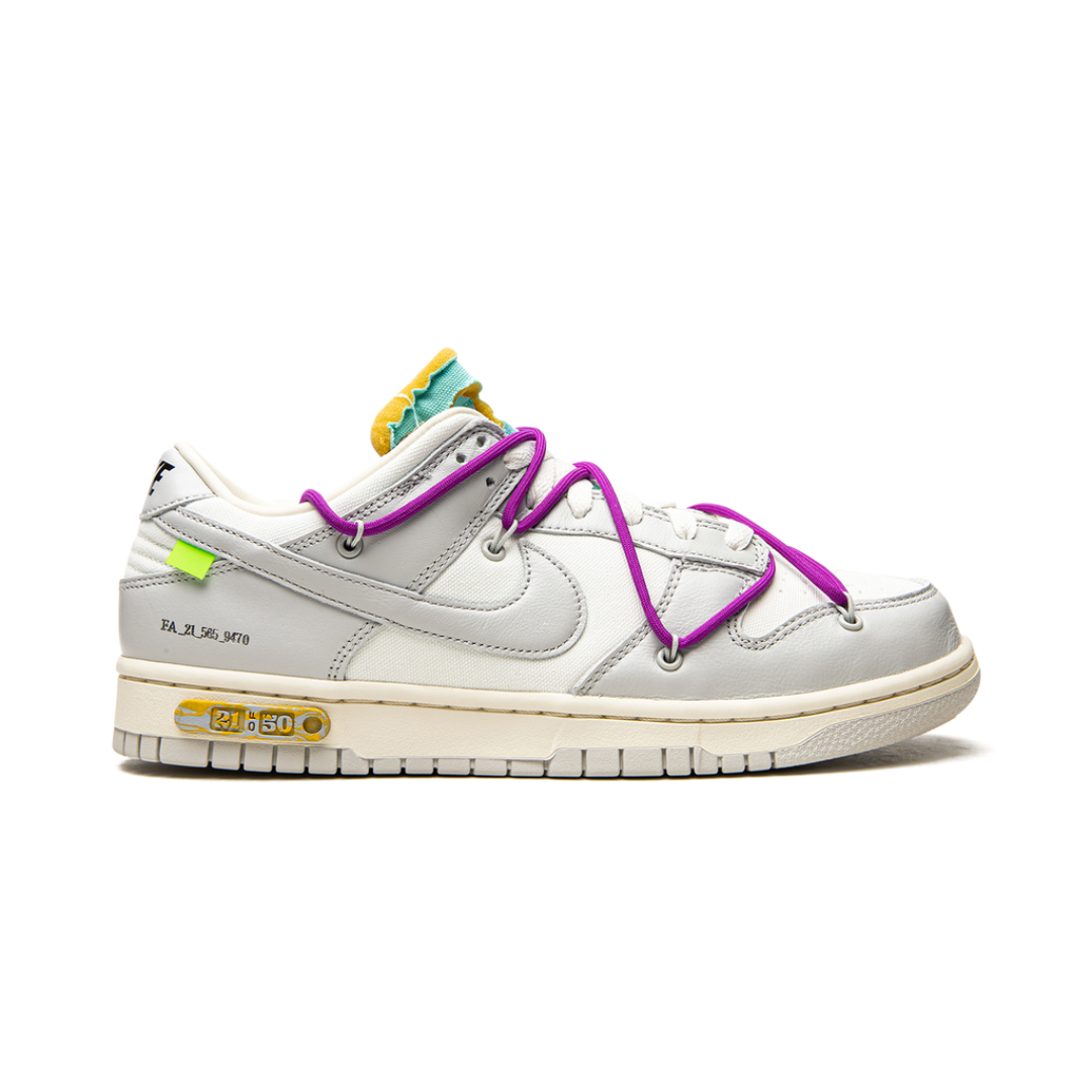 Dunk Low Off White Lot 21:50