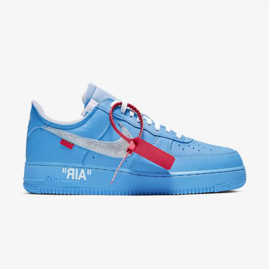 X Off White  1 Low University Blue