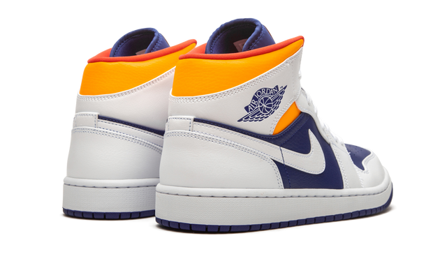 1 Mid White Laser Orange Deep Royal Blue