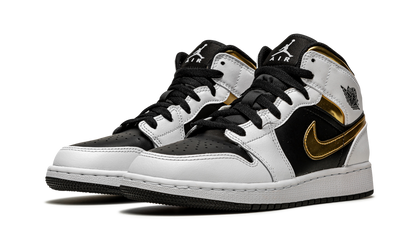 1 Mid White Gold Black