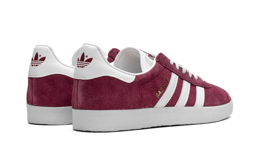 Gazelle Burgundy White