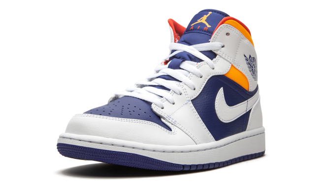 1 Mid White Laser Orange Deep Royal Blue