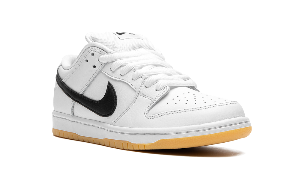 SB Dunk Low Orange White Label Black