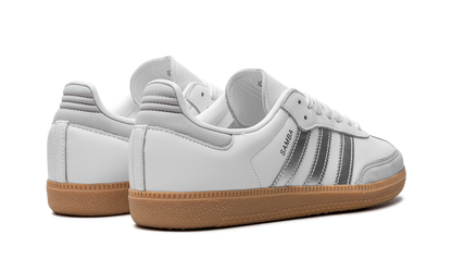 Samba White Silver Metallic Grey