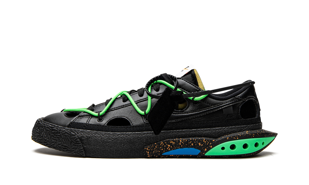 Blazer Low  Black Electro Green