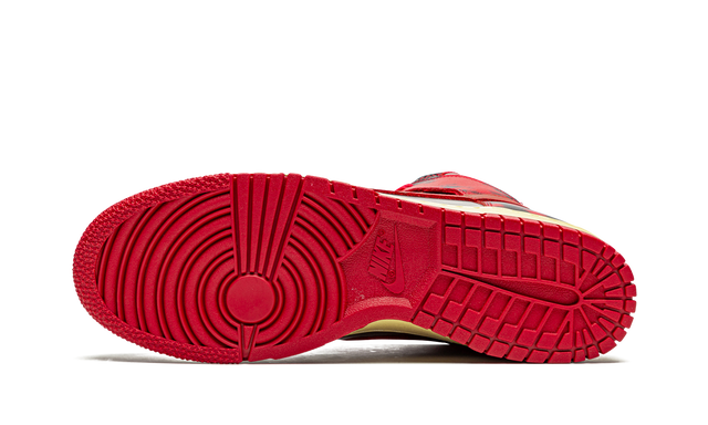 Dunk High Red Acid Wash