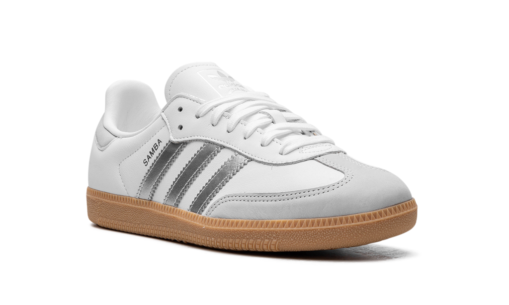 Samba White Silver Metallic Grey