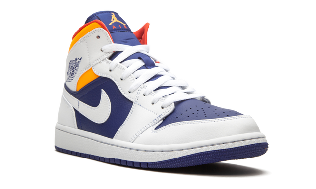 1 Mid White Laser Orange Deep Royal Blue
