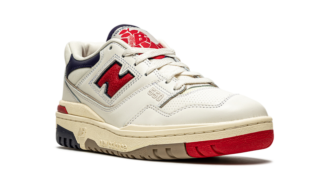 550 Aime Leon Dore  White Navy Red