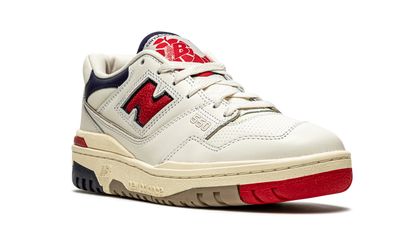550 Aime Leon Dore  White Navy Red