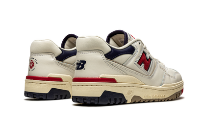 550 Aime Leon Dore  White Navy Red