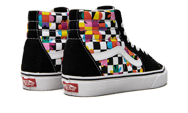 SK8-Hi "Floral Checkerboard"
