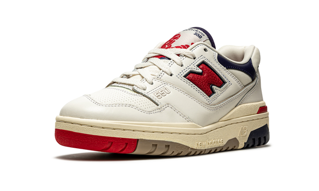 550 Aime Leon Dore  White Navy Red