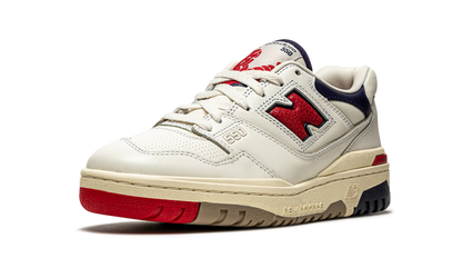 550 Aime Leon Dore  White Navy Red