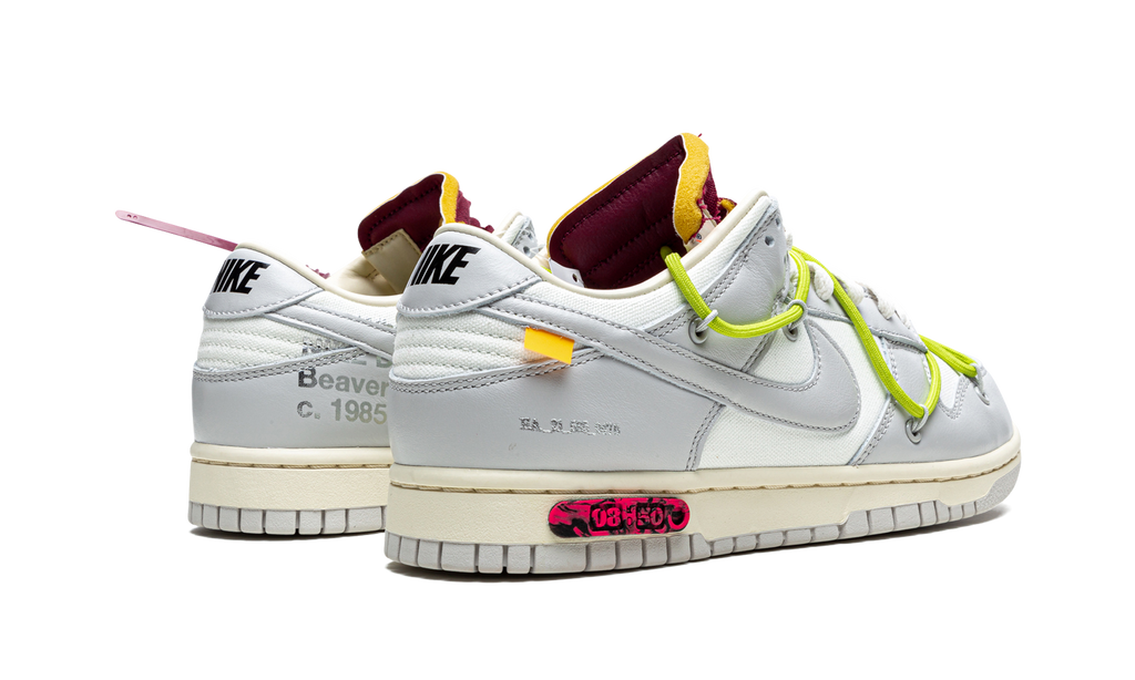 Dunk Low Off White Lot 08:50