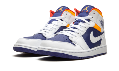 1 Mid White Laser Orange Deep Royal Blue