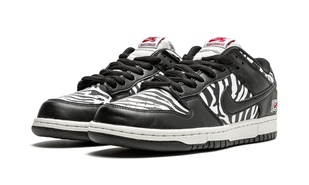 SB Dunk Low Quartersnacks Zebra