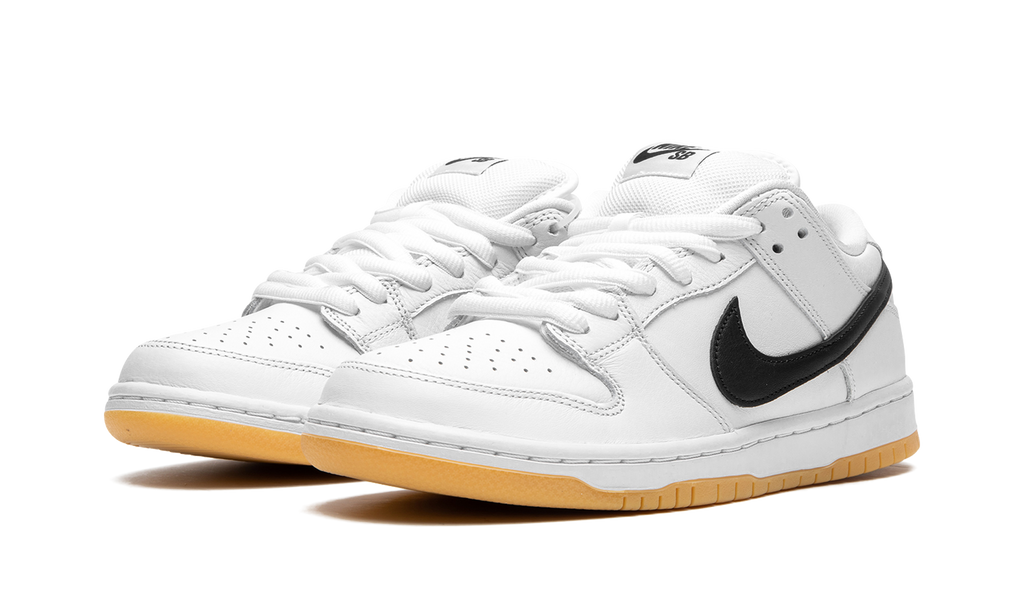 SB Dunk Low Orange White Label Black