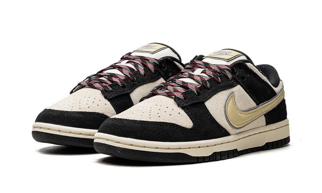 Dunk Low LX Black Suede Team Gold