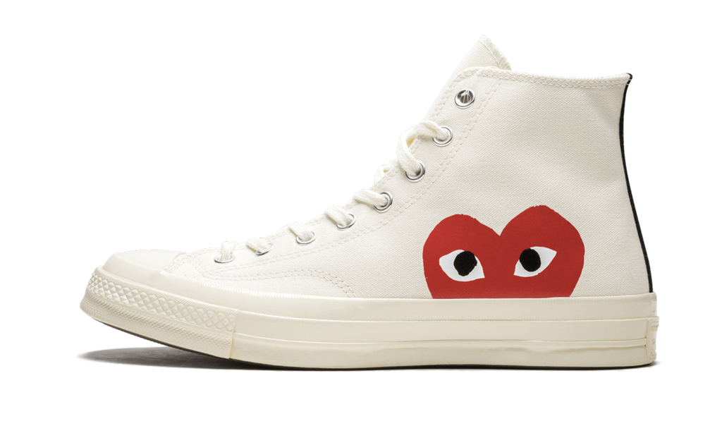 Chuck Taylor All Star 70 Hi Comme des Garçons Play White