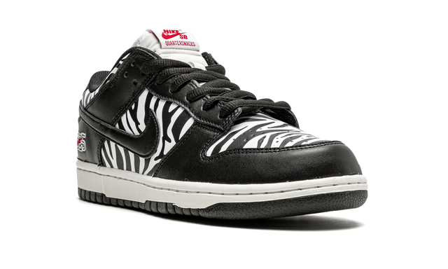 SB Dunk Low Quartersnacks Zebra