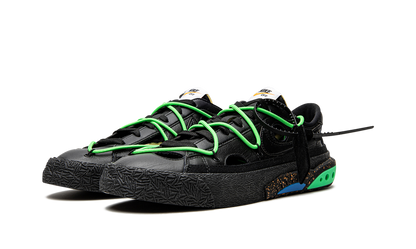 Blazer Low  Black Electro Green