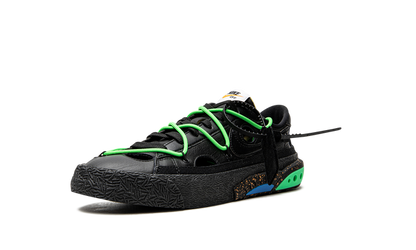 Blazer Low  Black Electro Green