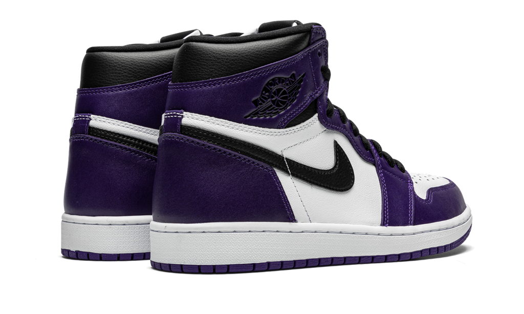 1 Retro High Court Purple White